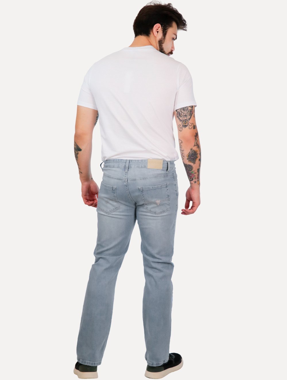 Calça Jeans Guess Masculina Slim Light Wash Clara