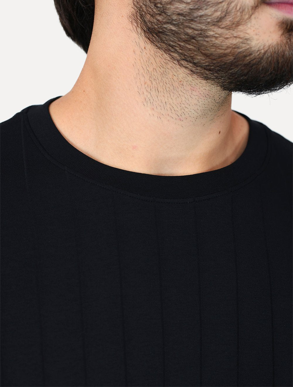 Camiseta Aramis Masculina Mercerizedo Interlock Preta