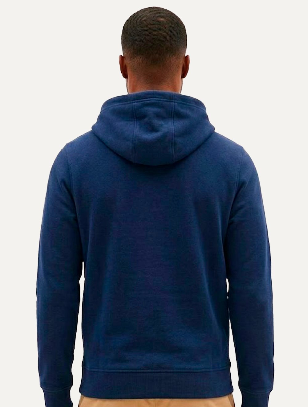 Moletom Tommy Hilfiger Masculino Hoodie Logo Core Azul Marinho