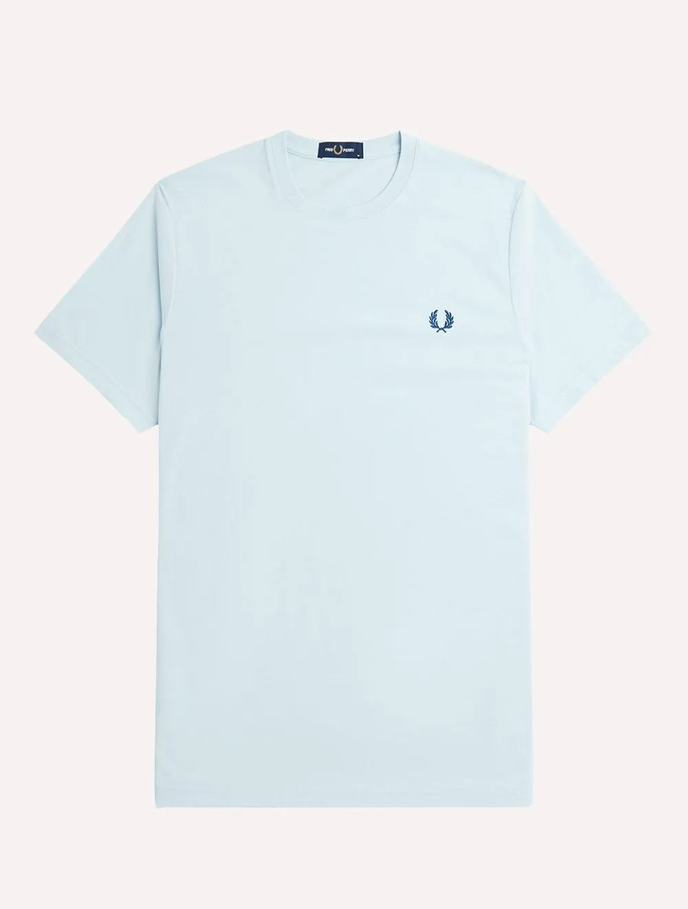 Camiseta Fred Perry Masculina Regular Powder Graphic Laurel Azul Claro