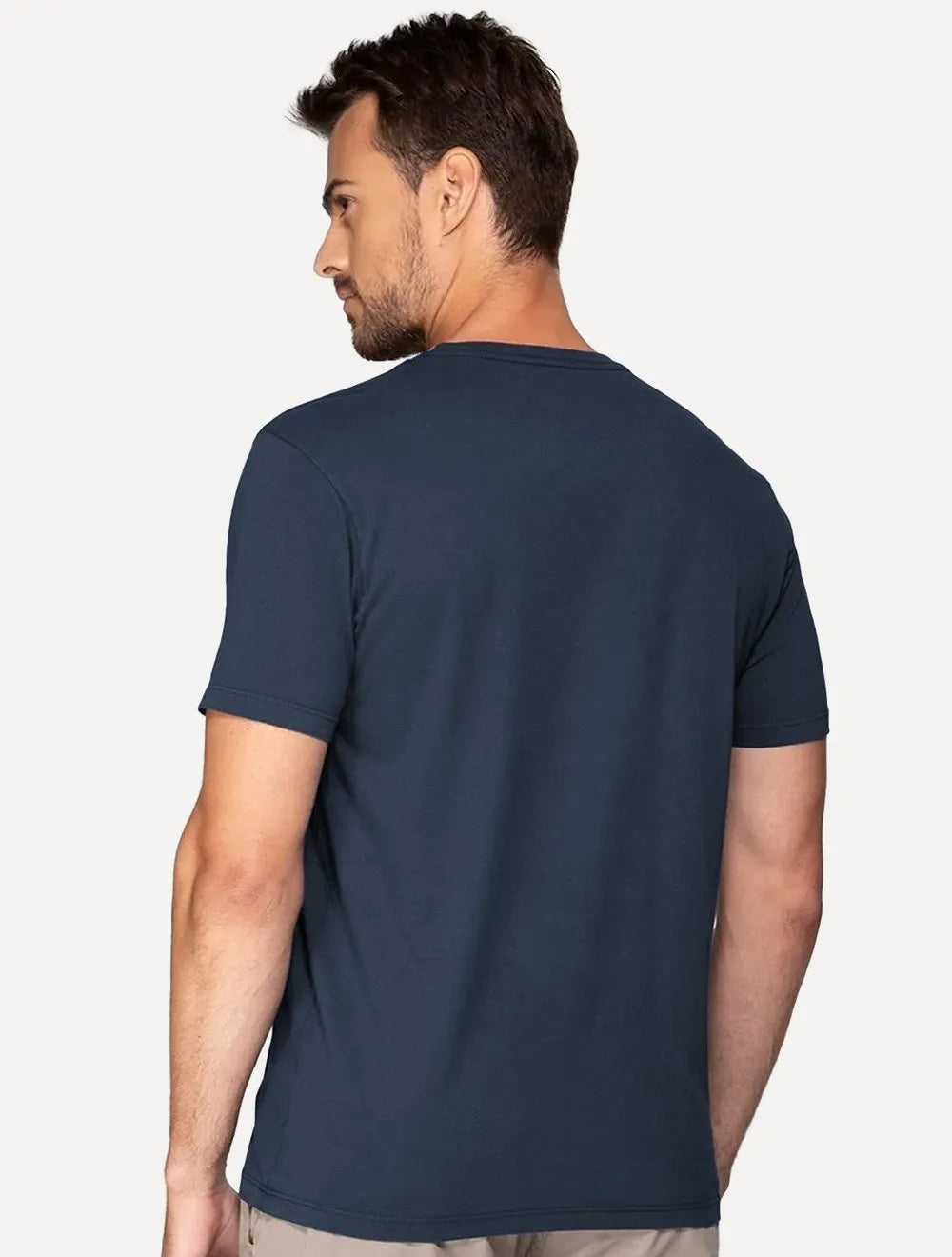 Camiseta Guess Masculina Los Angeles The Rebel Azul Marinho