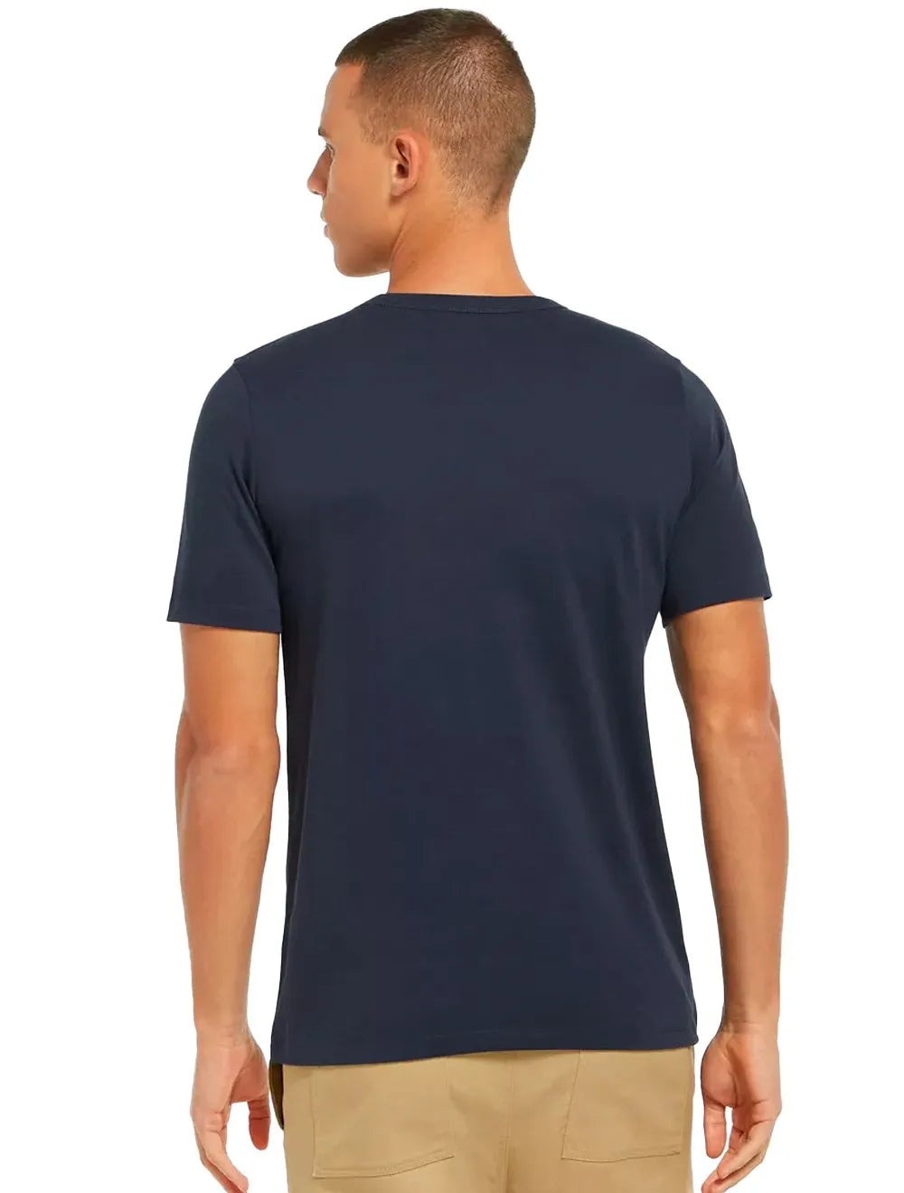 Camiseta Von der Volke Masculina Origineel Pocket Army Flame Azul Marinho