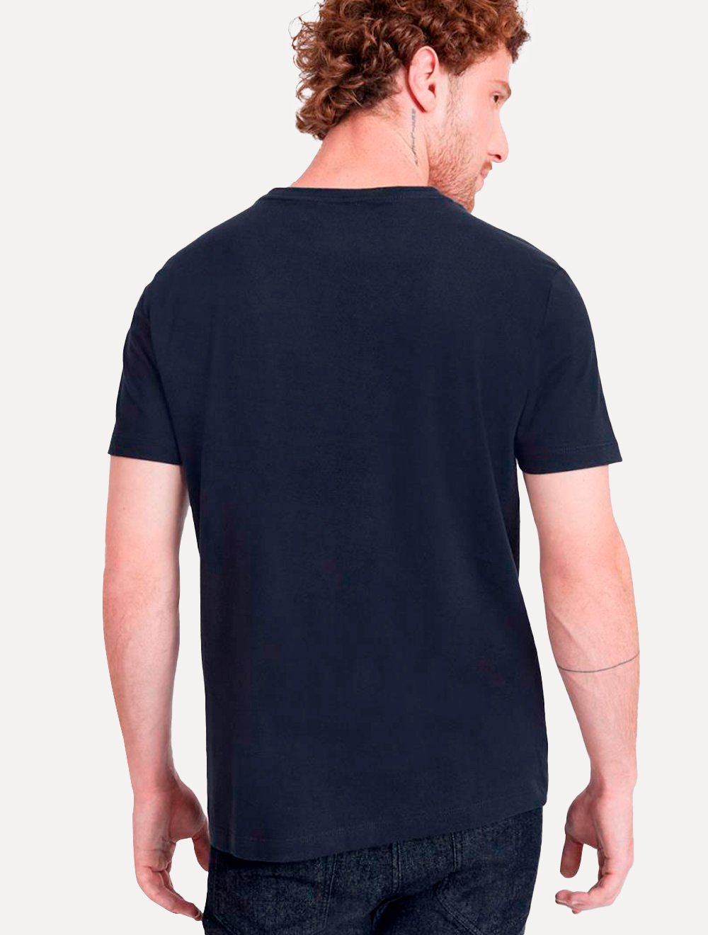 Camiseta Aramis Masculina Estampa Peito Mixed Azul Marinho