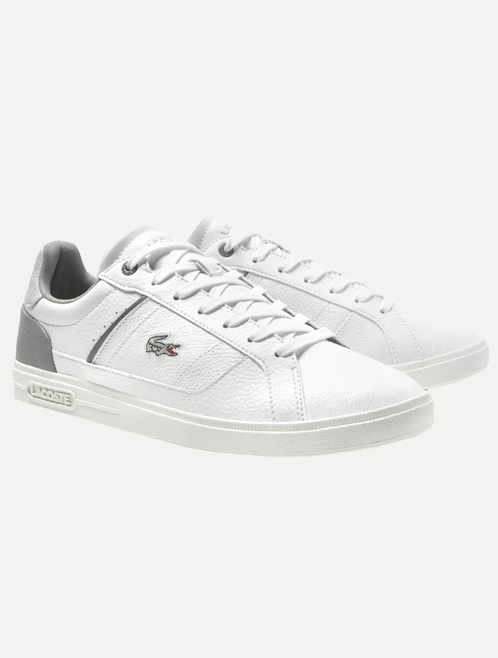 Tênis Lacoste Masculino Europa Pro Wht/Gry Cinza/Branco