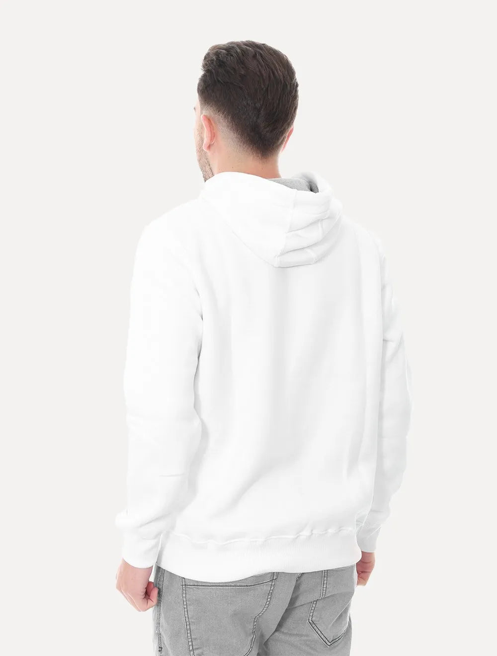 Moletom Aeropostale Masculino Hoodie Aero Block Branco