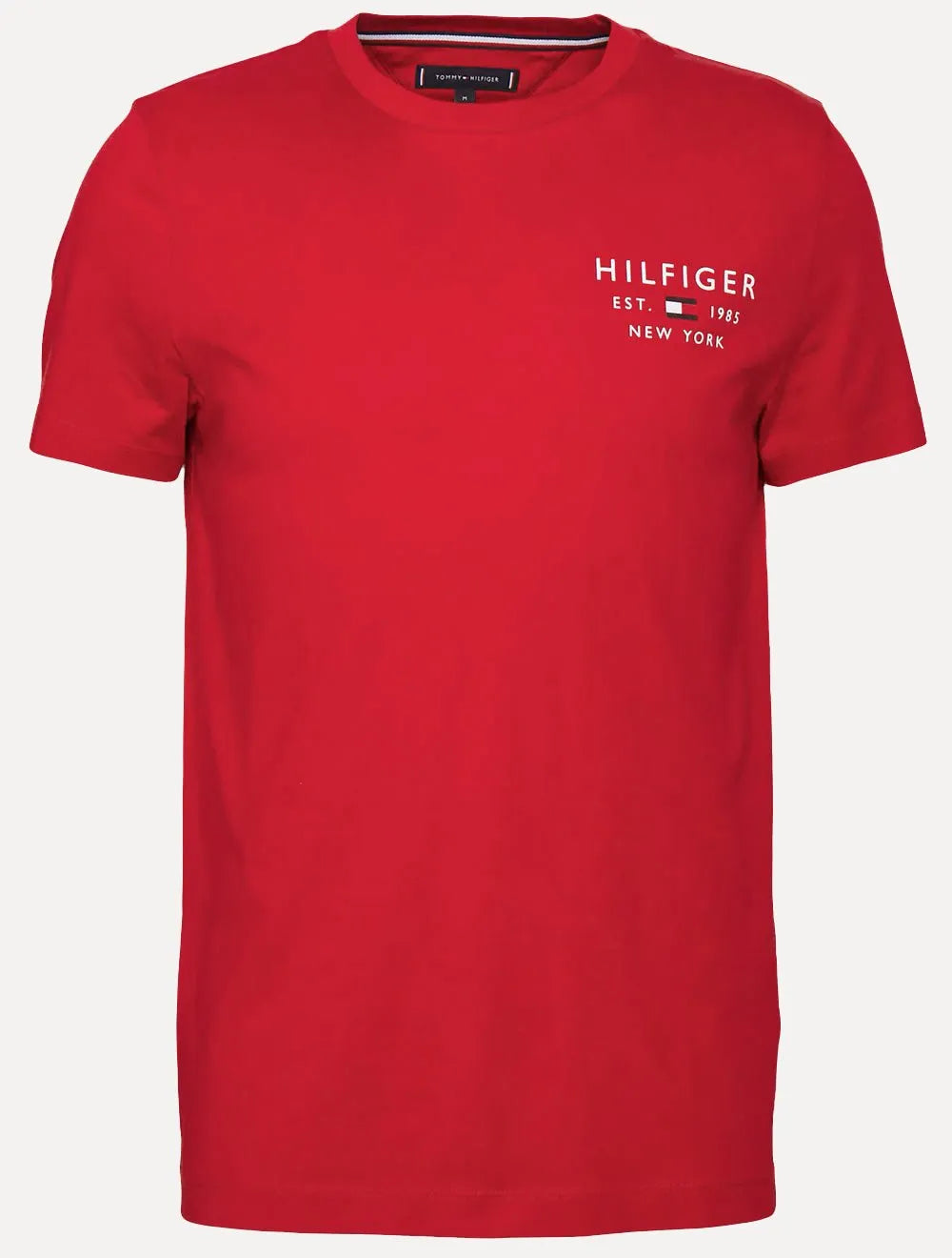 Camiseta Tommy Hilfiger Masculina Brand Love Small Logo Vermelha