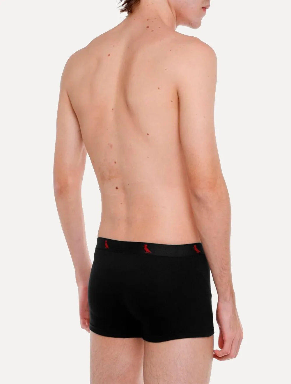 Cueca Reserva Masculina Boxer Red Woodpecker Cotton Preta