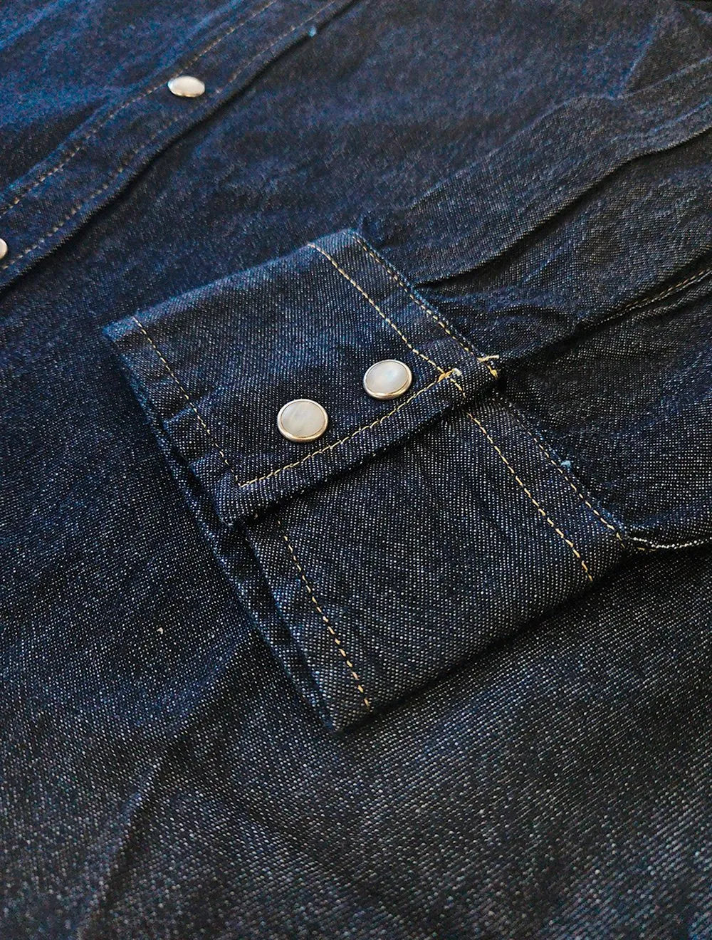 Camisa Levis Masculina Jeans Classic Western Standard Escura