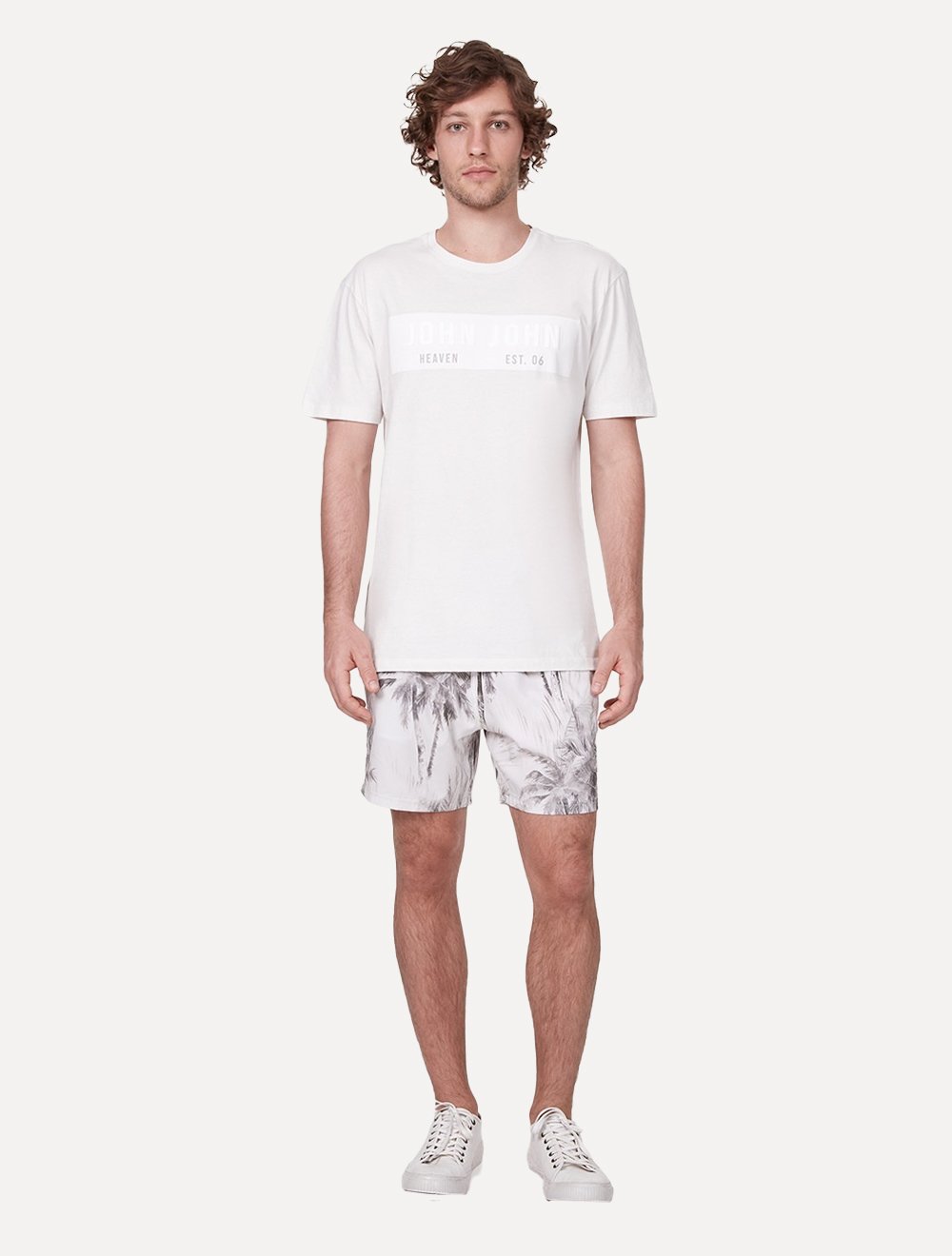Camiseta John John Masculina Regular Sash Bryan Off-White