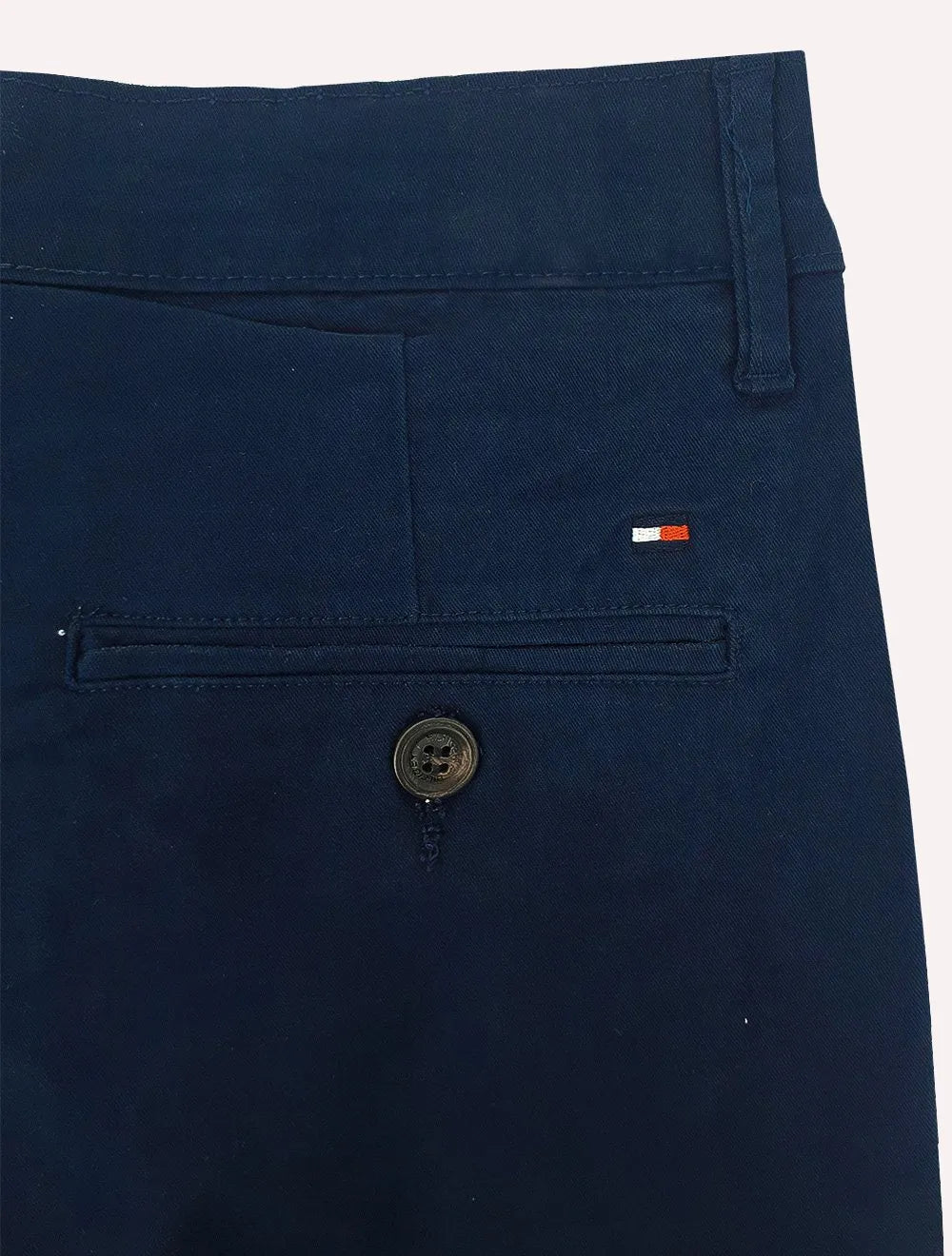 Bermuda Tommy Hilfiger Masculina de Sarja Stretch Azul Marinho