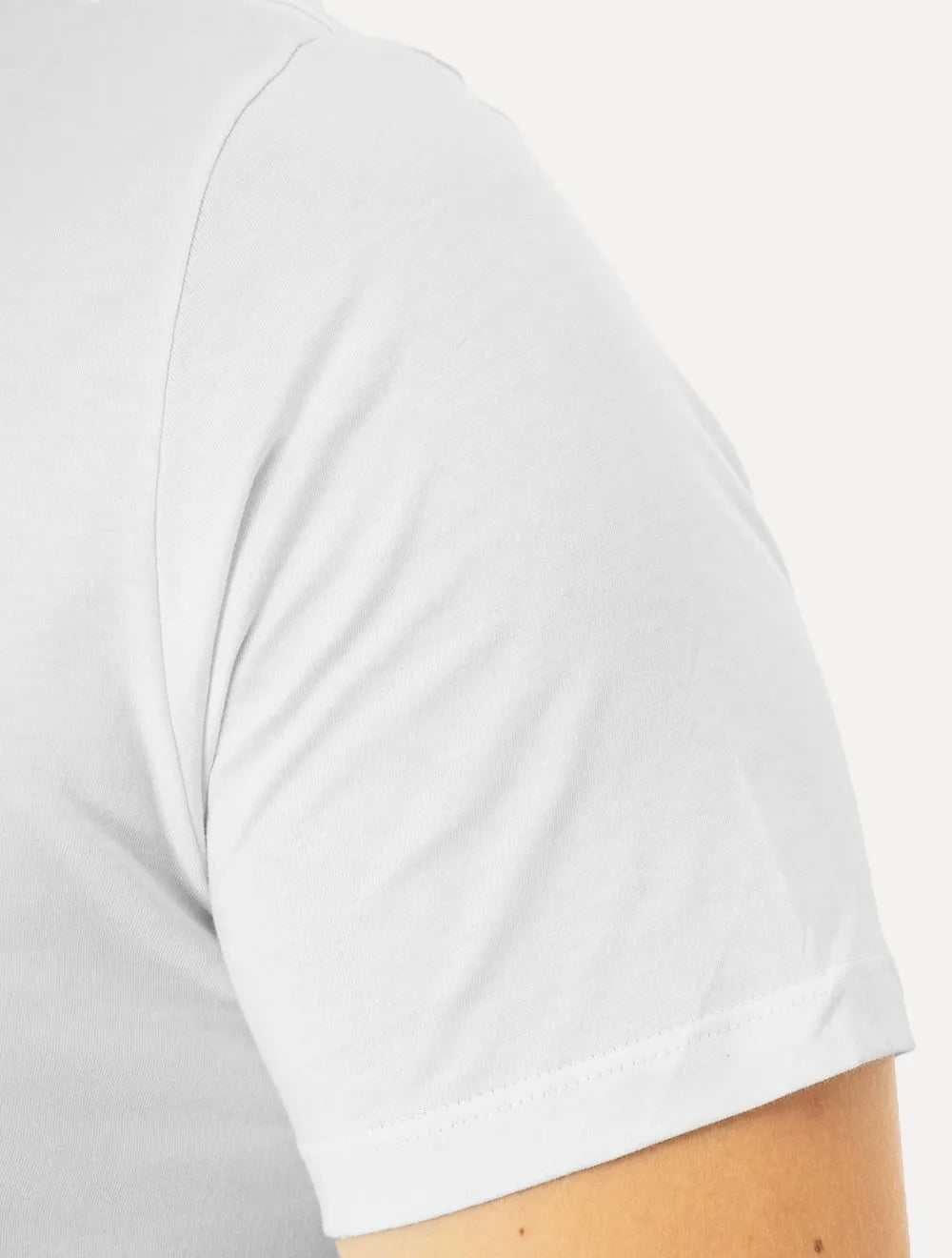 Camiseta Calvin Klein Jeans Masculina Gola V Dark Square Navy Branca