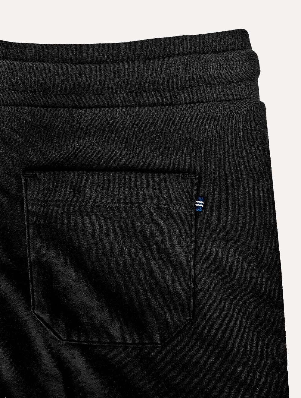 Bermuda Nautica Masculina Moletom Light Sail Boat Preta