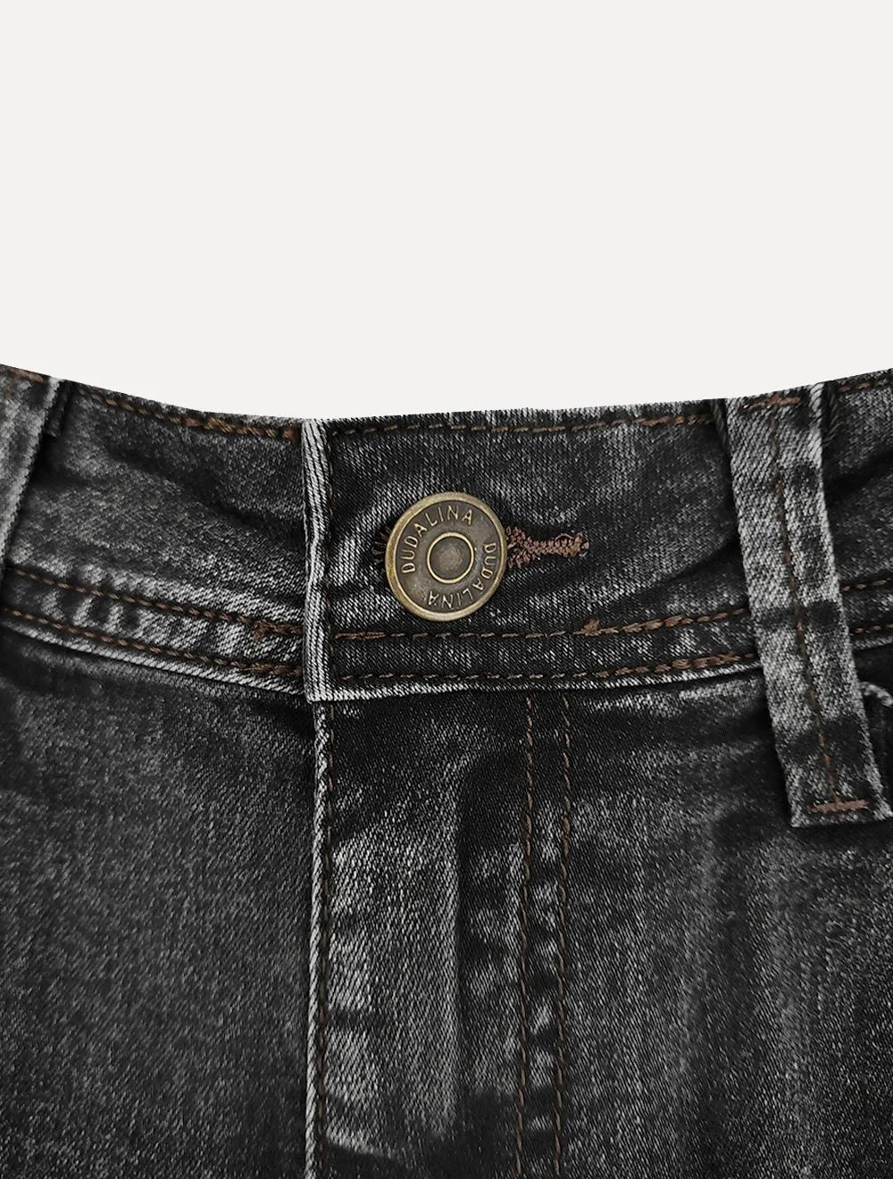 Calça Dudalina Jeans Masculina Straight Classica Forall Preta