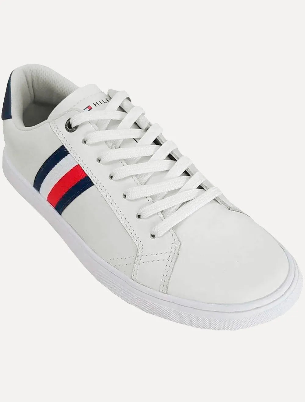 Tênis Tommy Hilfiger Masculino Couro Daniel 6A2 Off-White