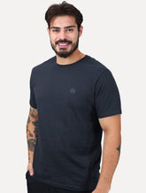 Camiseta John John Masculina Regular Fit Light Transfer Azul Marinho