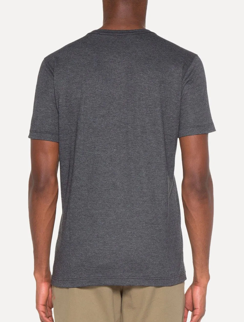 Camiseta Von der Volke Masculina Origineel Lines Buildings Chumbo Mescla
