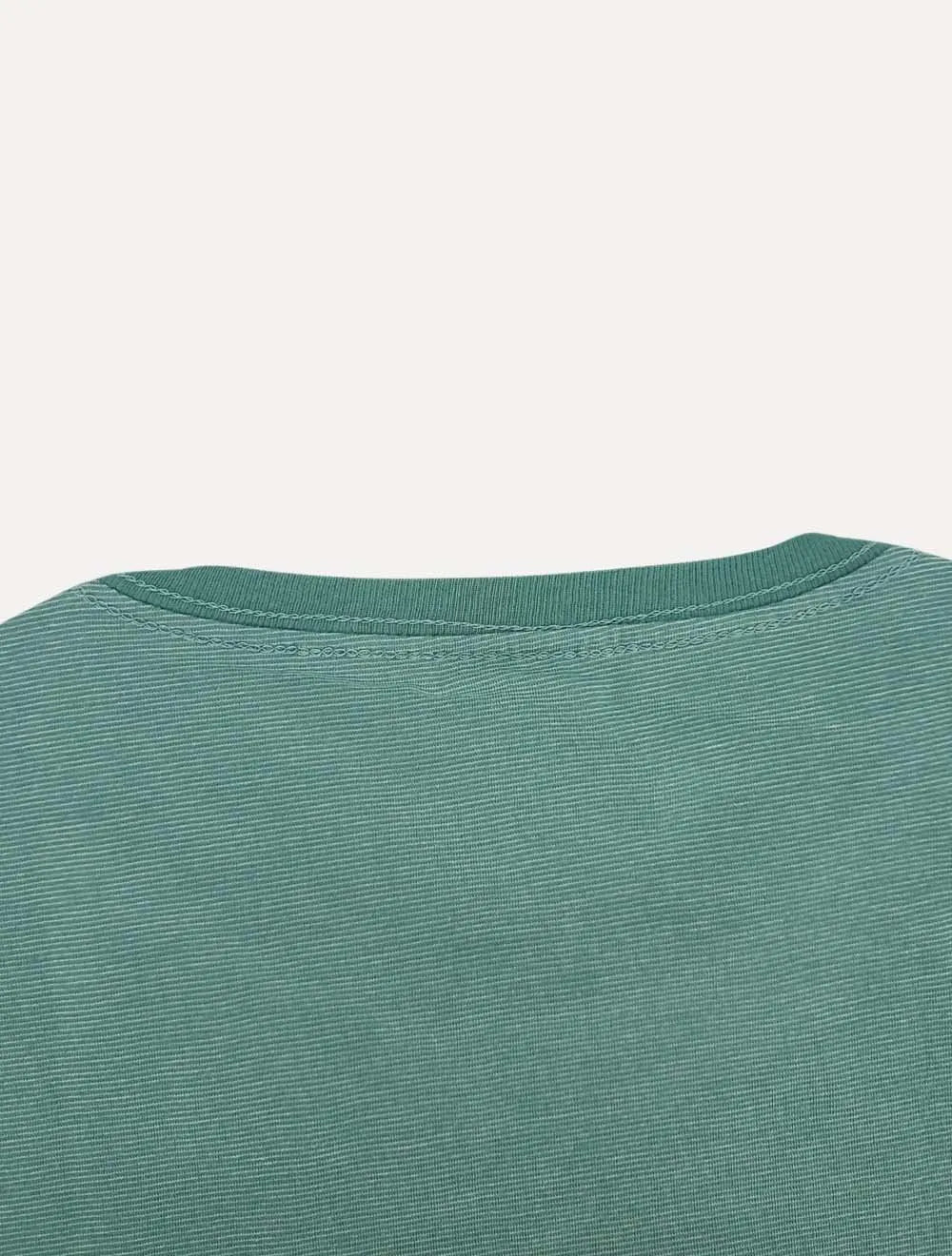 Camiseta Dudalina Masculina Sport Double Stripes Verde Claro