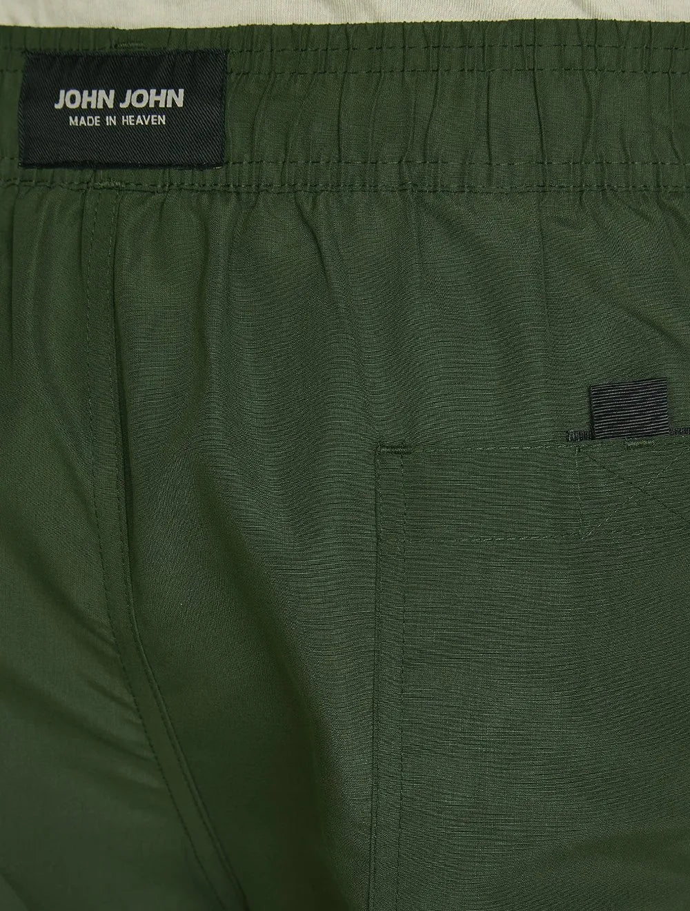 Short John John Masculino Bora Verde Militar
