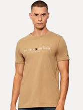 Camiseta Tommy Hilfiger Masculina Core Logo Tee Marrom