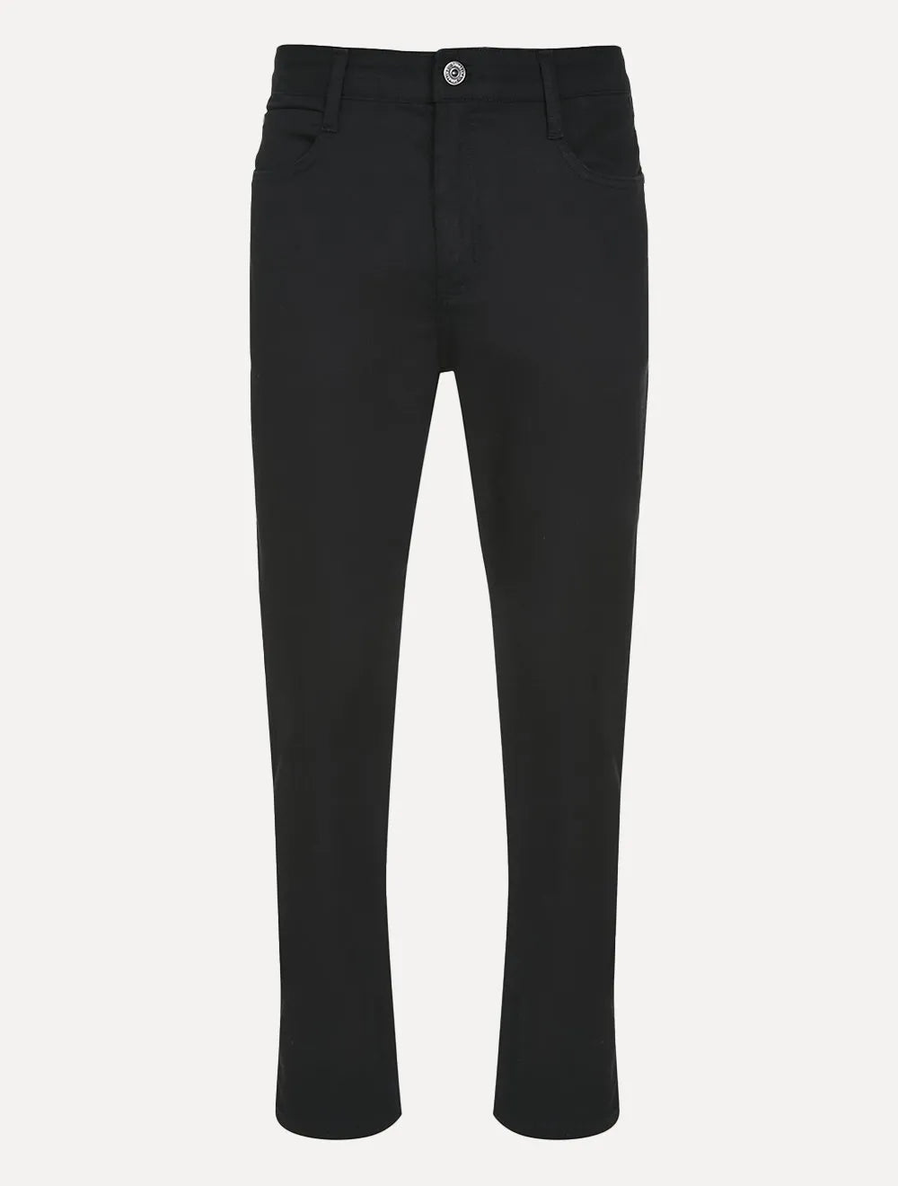 Calça Dudalina Jeans Masculina Slim Acetinada Preta