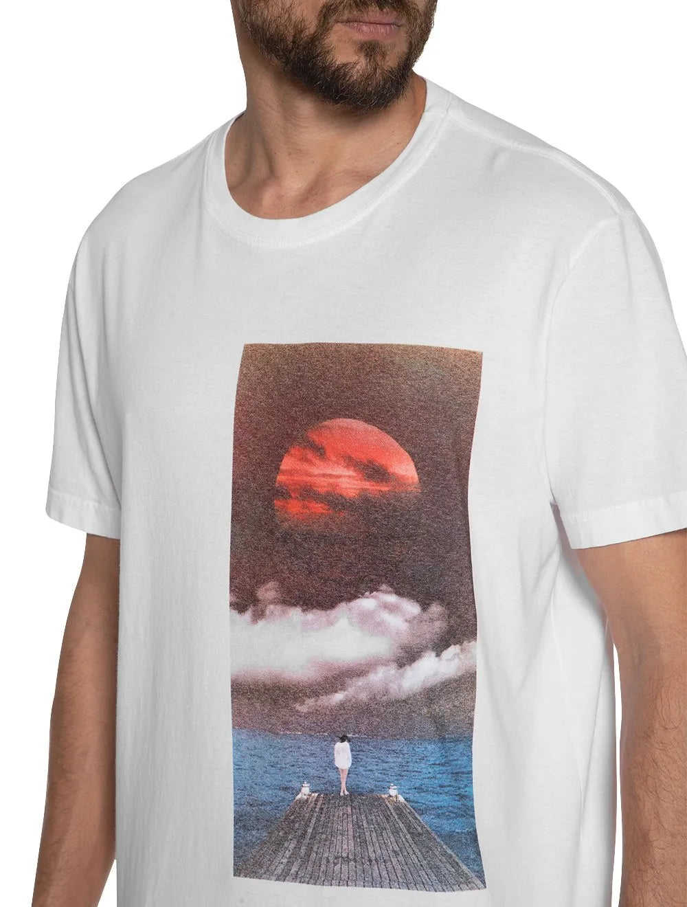 Camiseta Osklen Masculina Regular Stone Bridge Branca