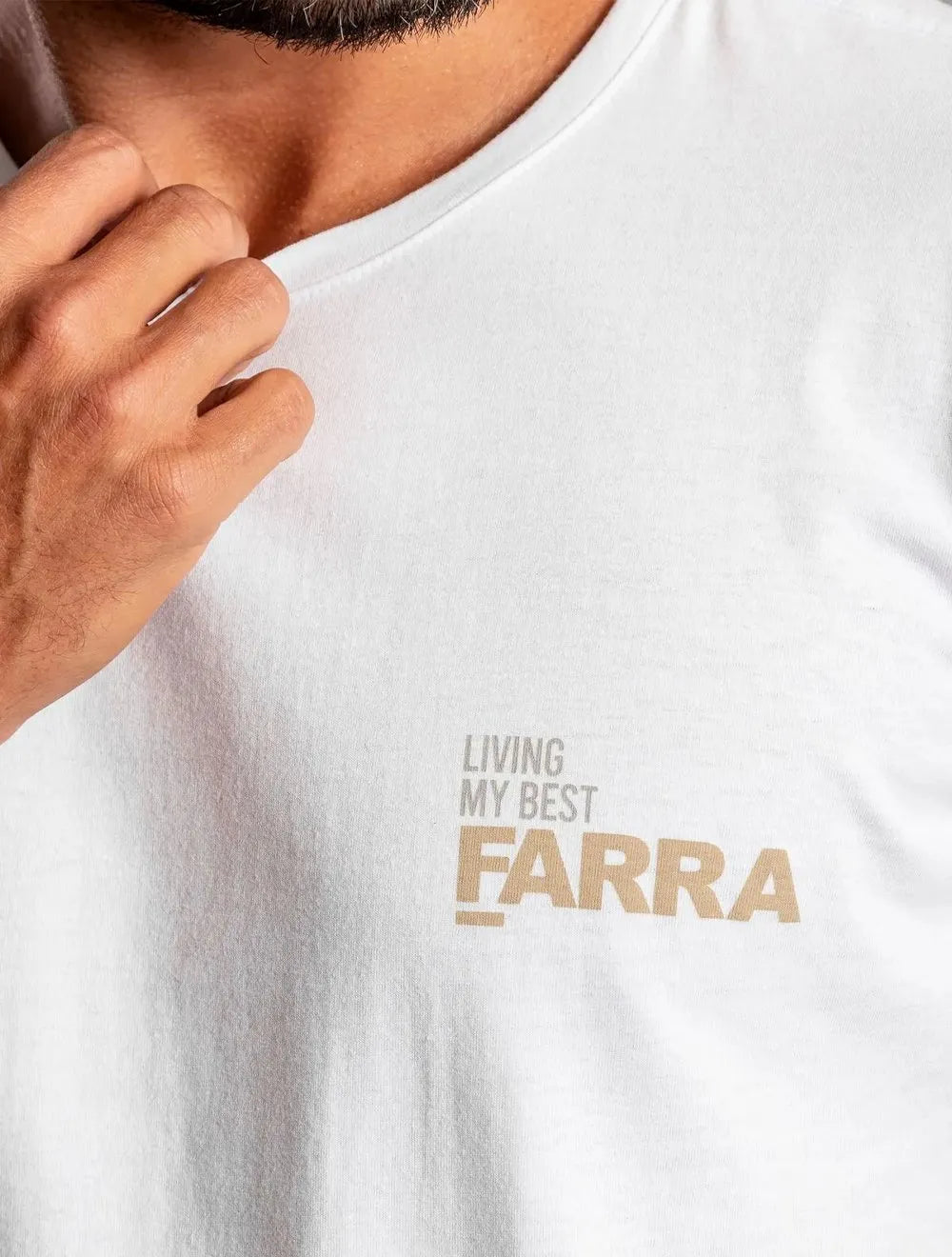 Camiseta Sergio K Masculina Farra Branca