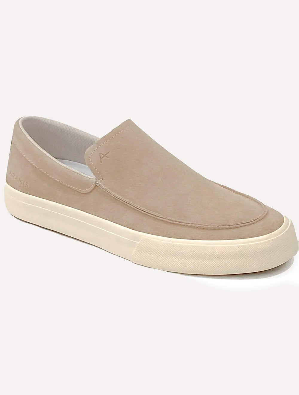 Tênis Aramis Masculino Slip On Easy Drive Suede Off-White