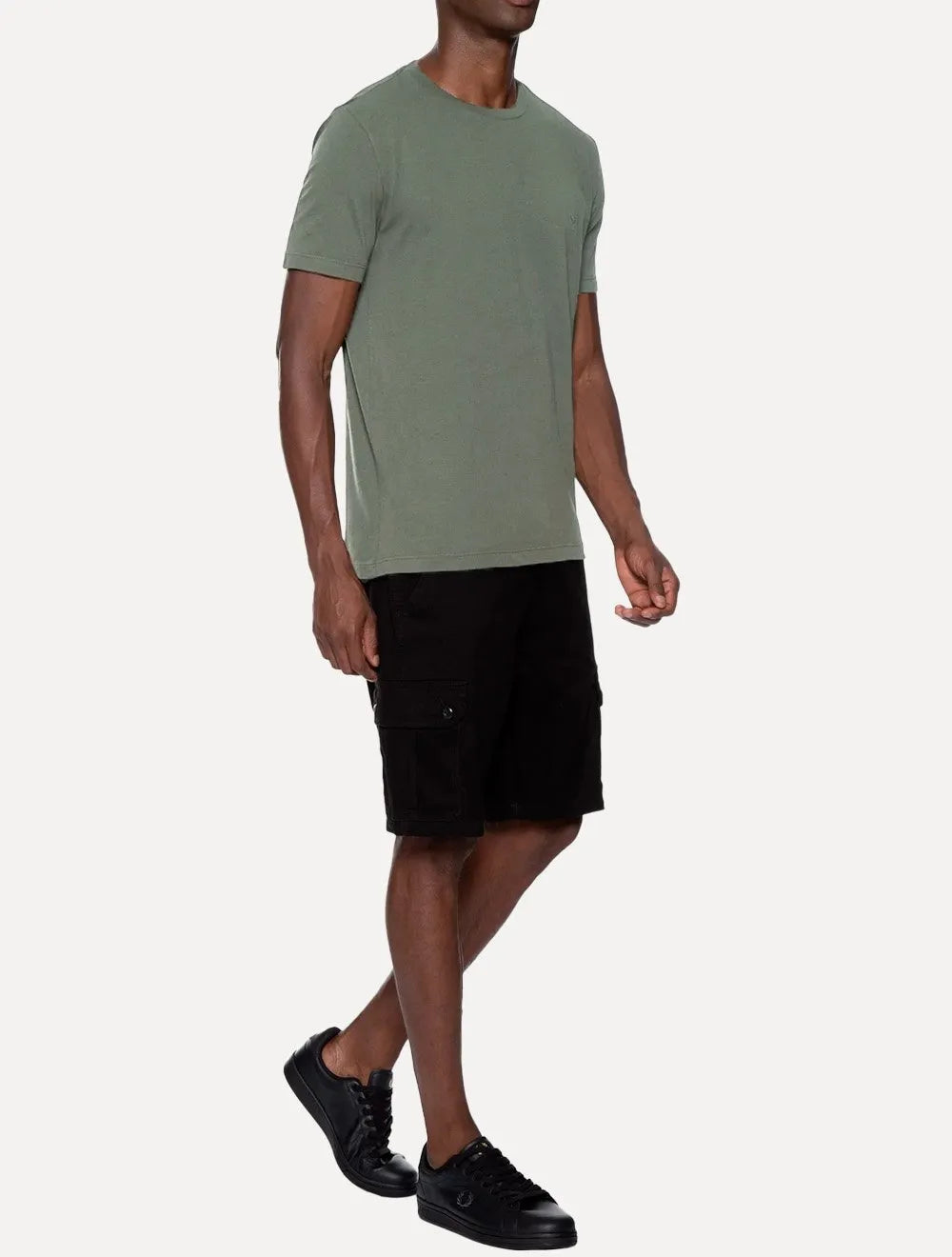 Camiseta VR Masculina Crewneck Cotton Basic Verde