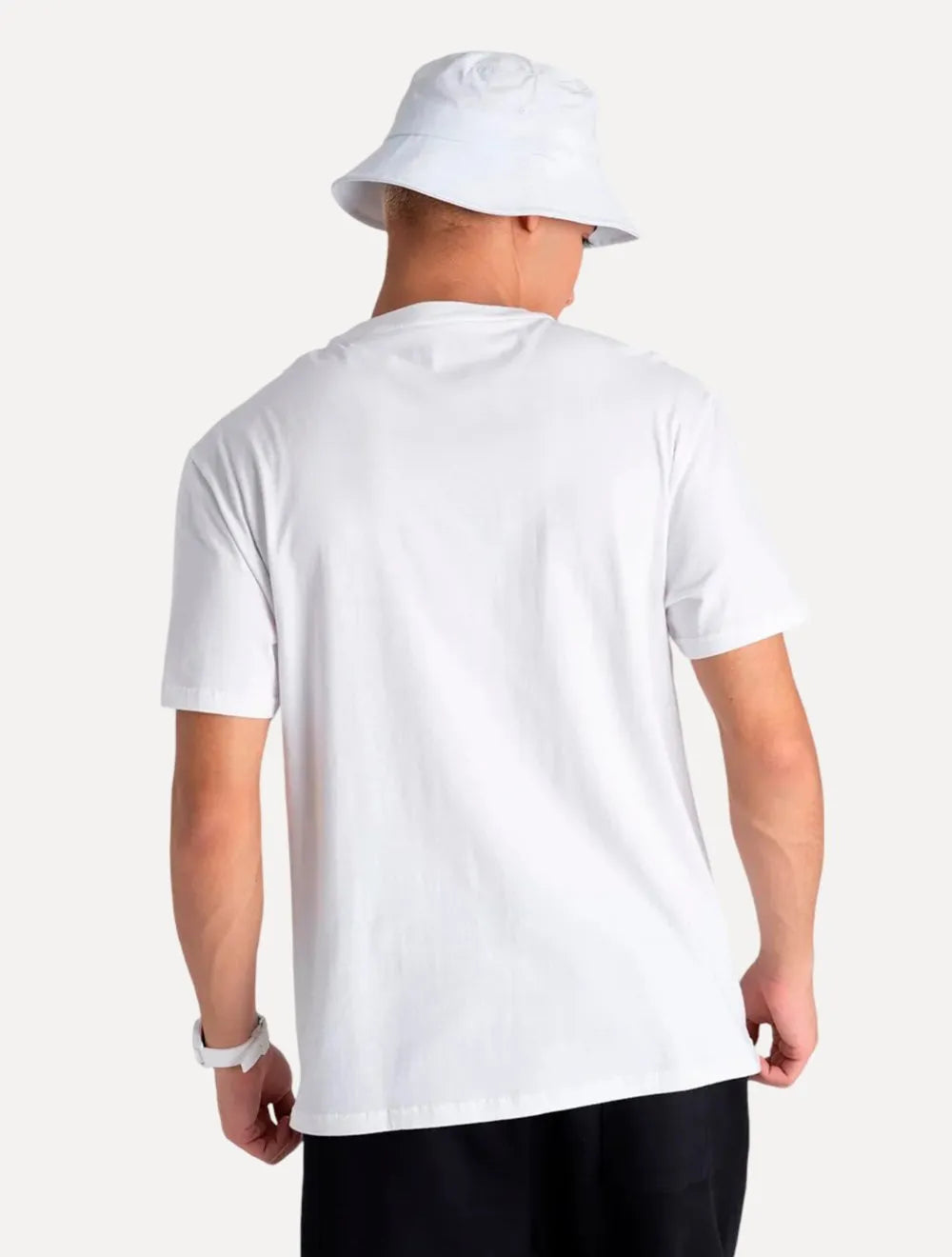 Camiseta Tommy Jeans Masculina Regular College Print Branca