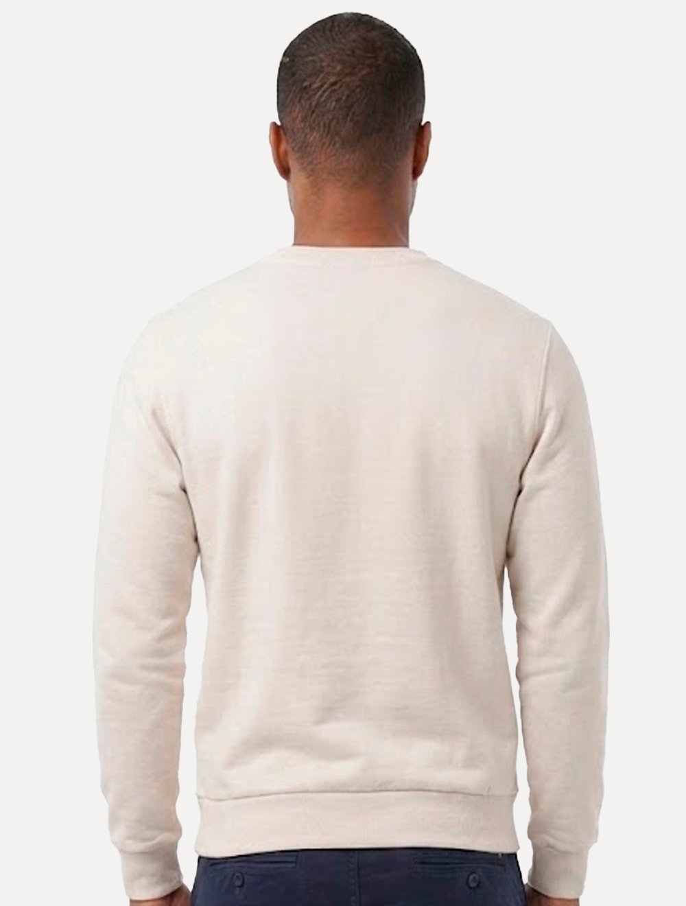 Blusão King & Joe Masculino Moletom Crewneck Signature Areia