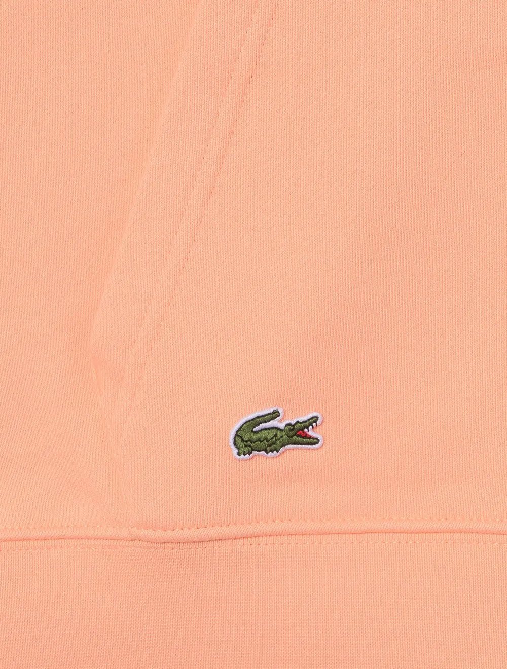 Moletom Lacoste Masculino Embroidery Full Zip Laranja Claro