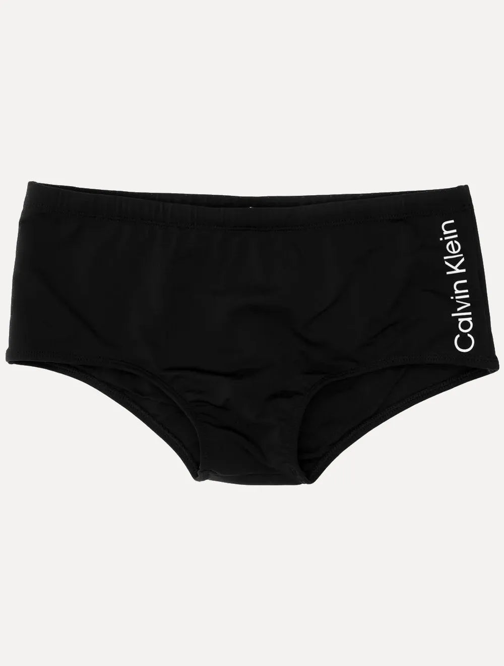 Sunga Calvin Klein Swimwear Vertical Light Logo Preta