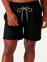 Short Aramis Masculino D'Água Elastico Logo Preto