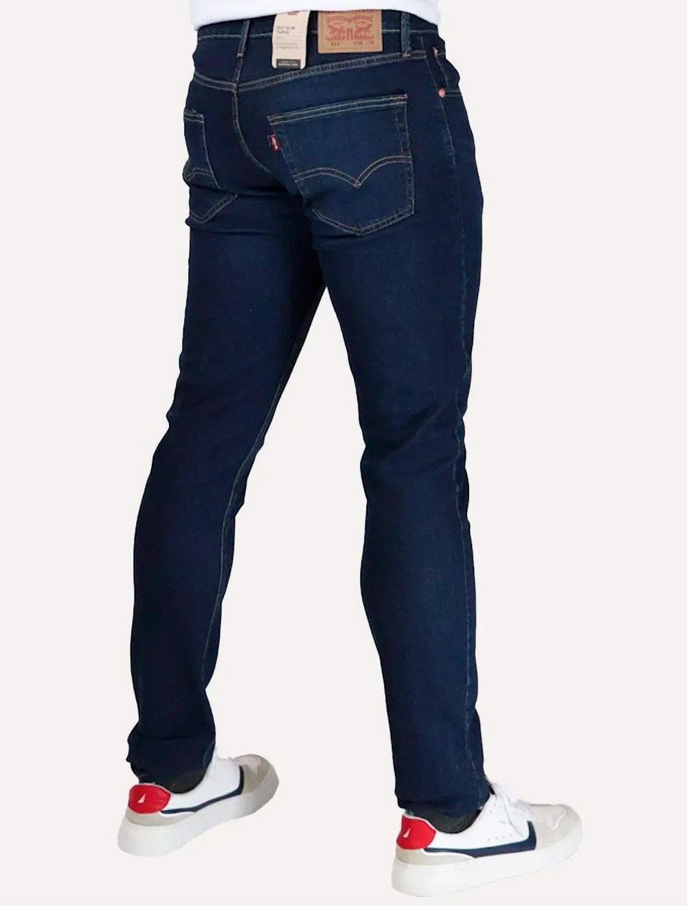 Calça Levis Jeans Masculina 512 Slim Taper Stretch Azul Marinho