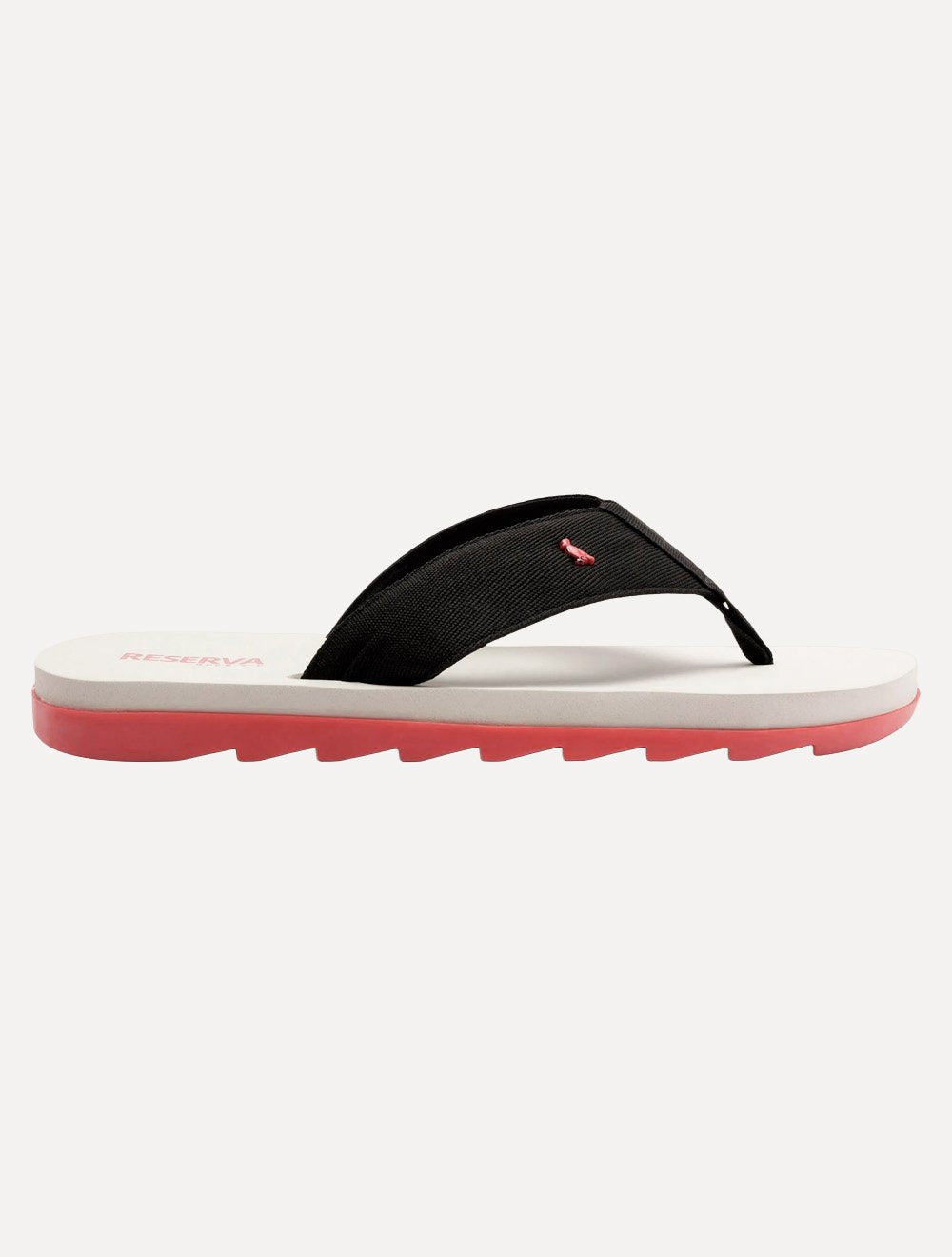 Chinelo Reserva Masculino RSV Deck 2.0 Red Detail Preto