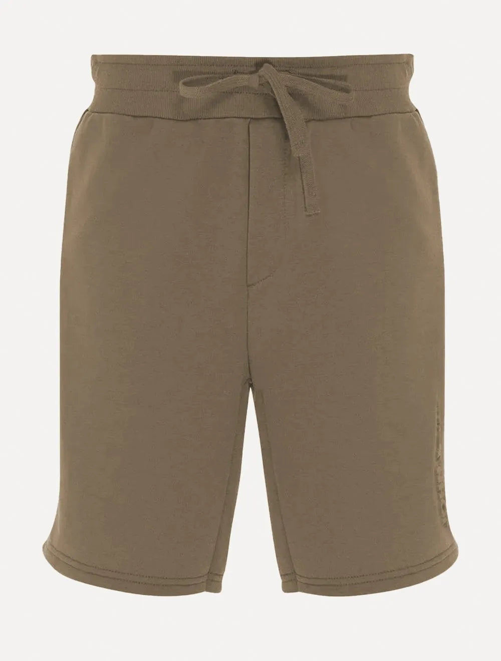 Bermuda John John Masculina Moletom Embossed Logo Cáqui Médio