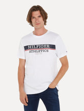 Camiseta Tommy Hilfiger Masculina Athletics 045/88 Branca