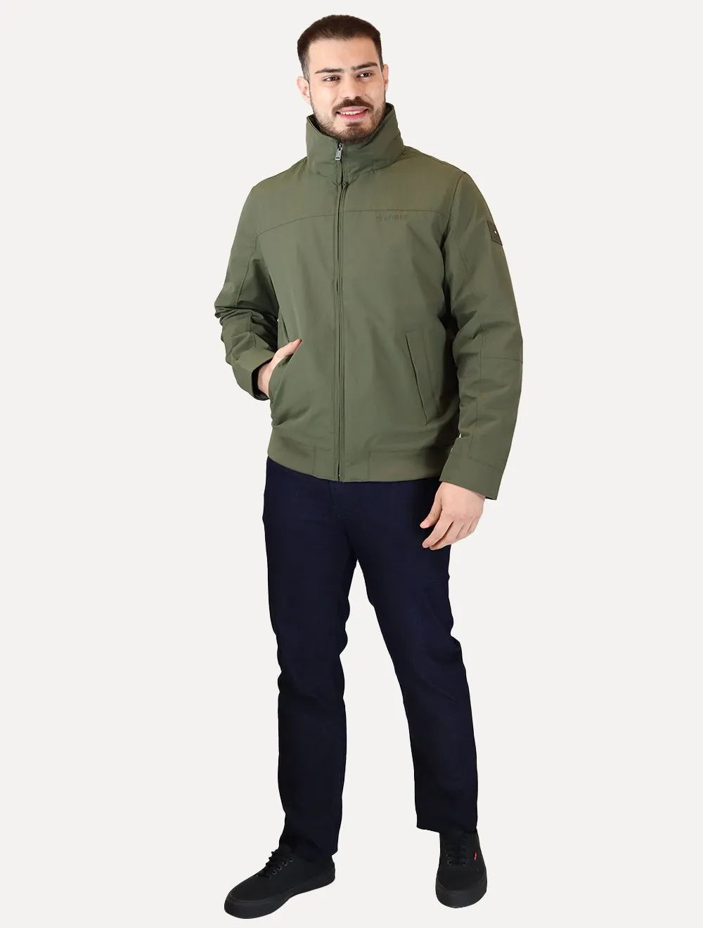 Jaqueta Tommy Hilfiger Masculina Sustainable Regatta Jacket Verde Militar