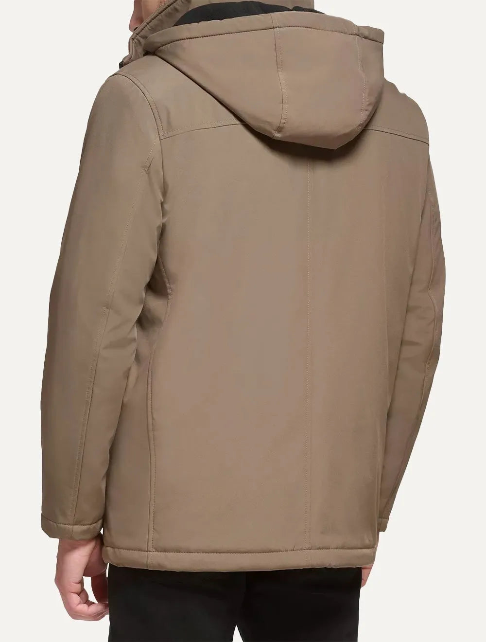 Jaqueta Calvin Klein Jeans Hooded Clássica Marrom