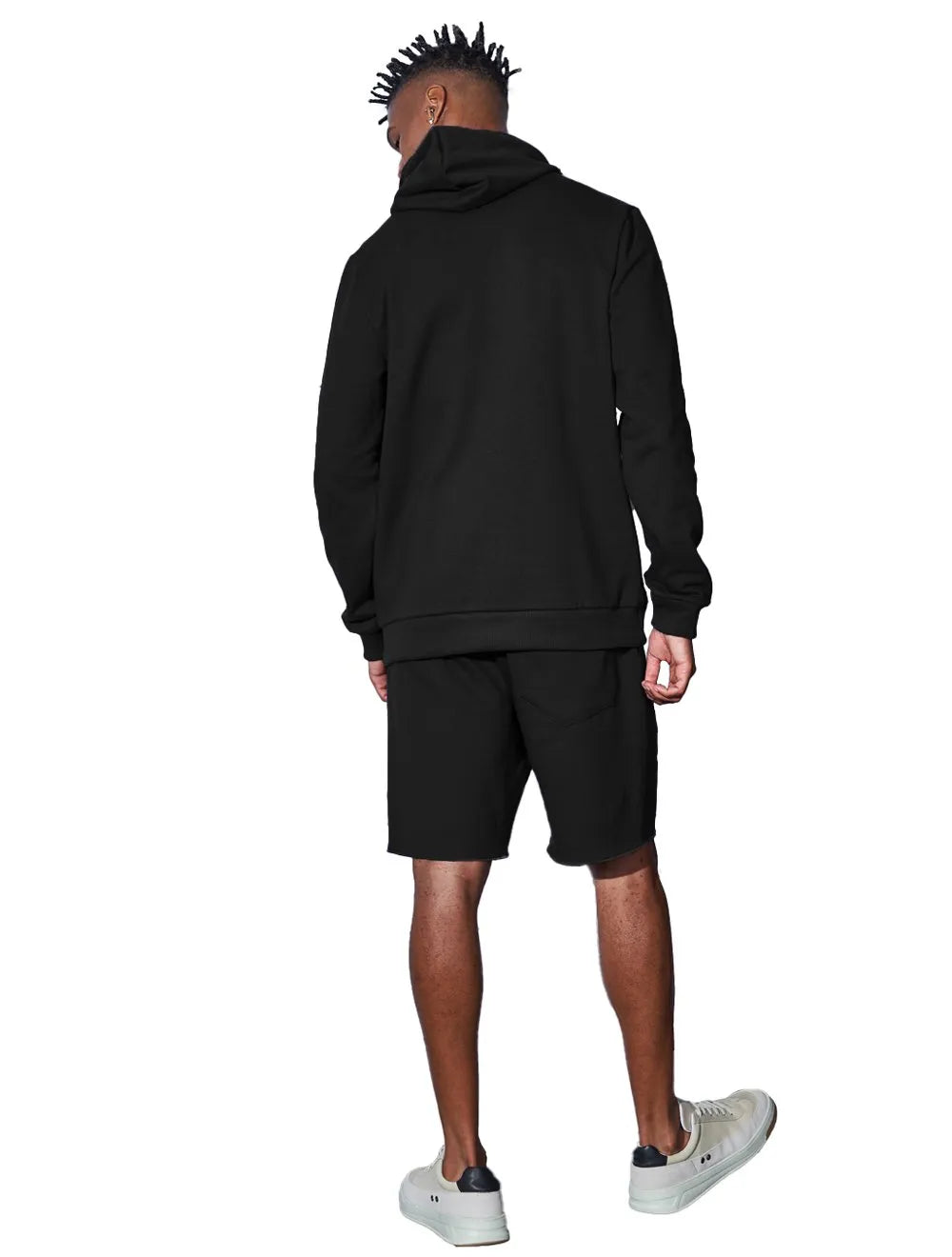 Bermuda Colcci Moletom Masculina Devices Basic Preta