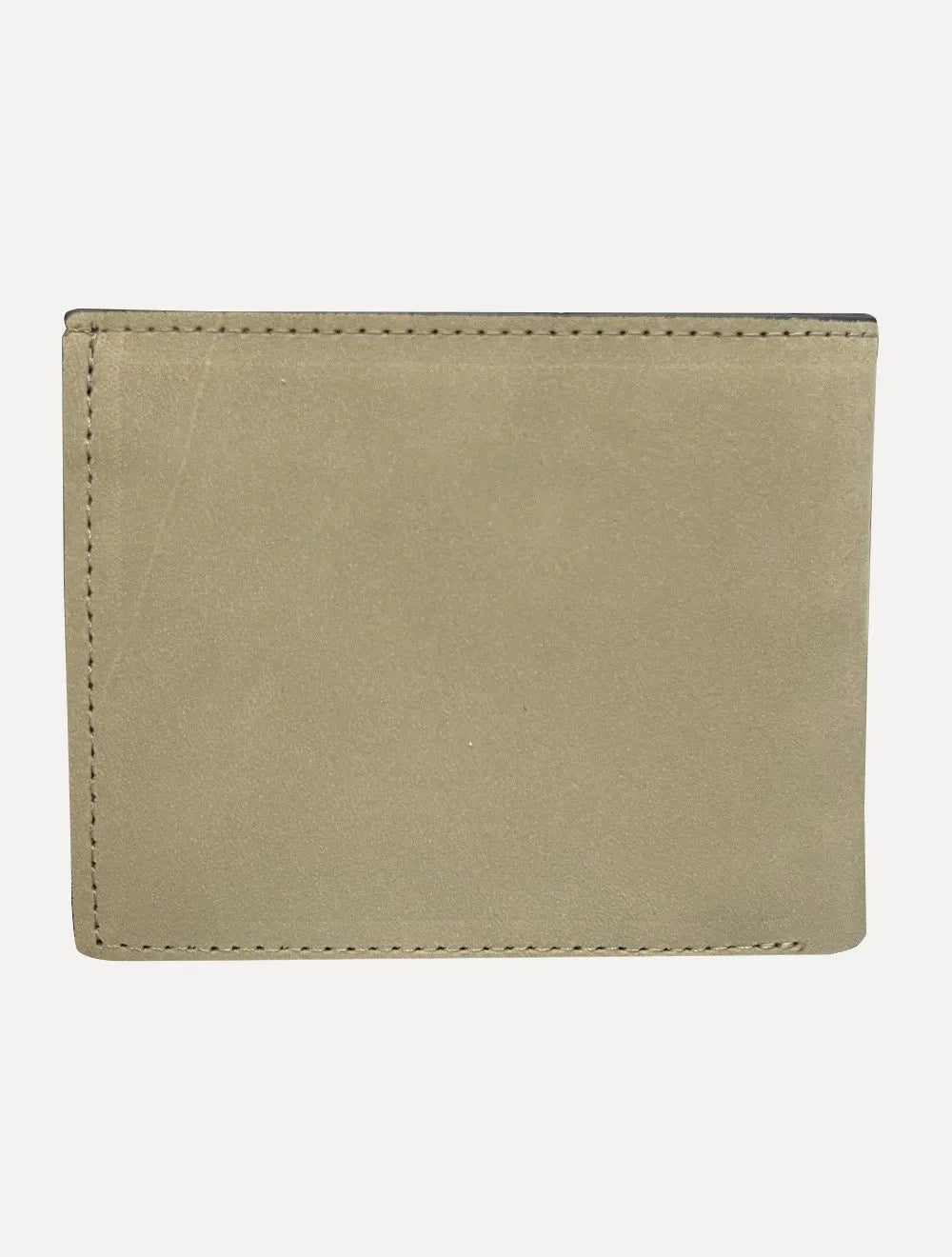 Carteira Calvin Klein Jeans Porta Cartão Logo Baixo Relevo Cáqui Claro