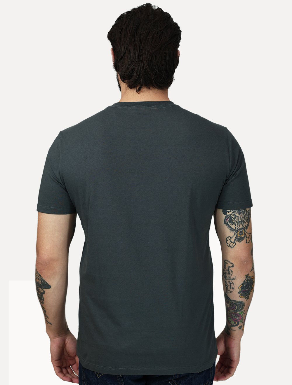 Camiseta John John Masculina Slim Fit Guide Cinza Escuro