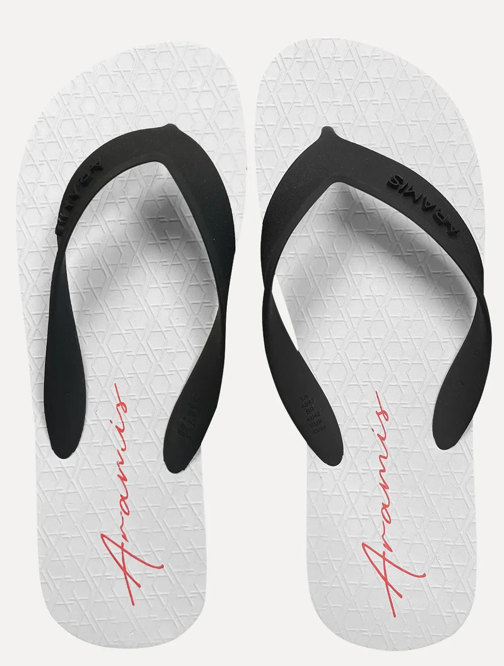 Chinelo Aramis Masculino ARM1156 Pencil Black Branco
