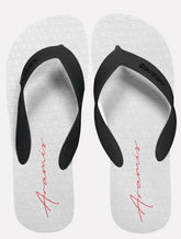 Chinelo Aramis Masculino ARM1156 Pencil Black Branco
