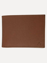 Carteira Aramis Masculina Couro Microprint Brass Caramelo