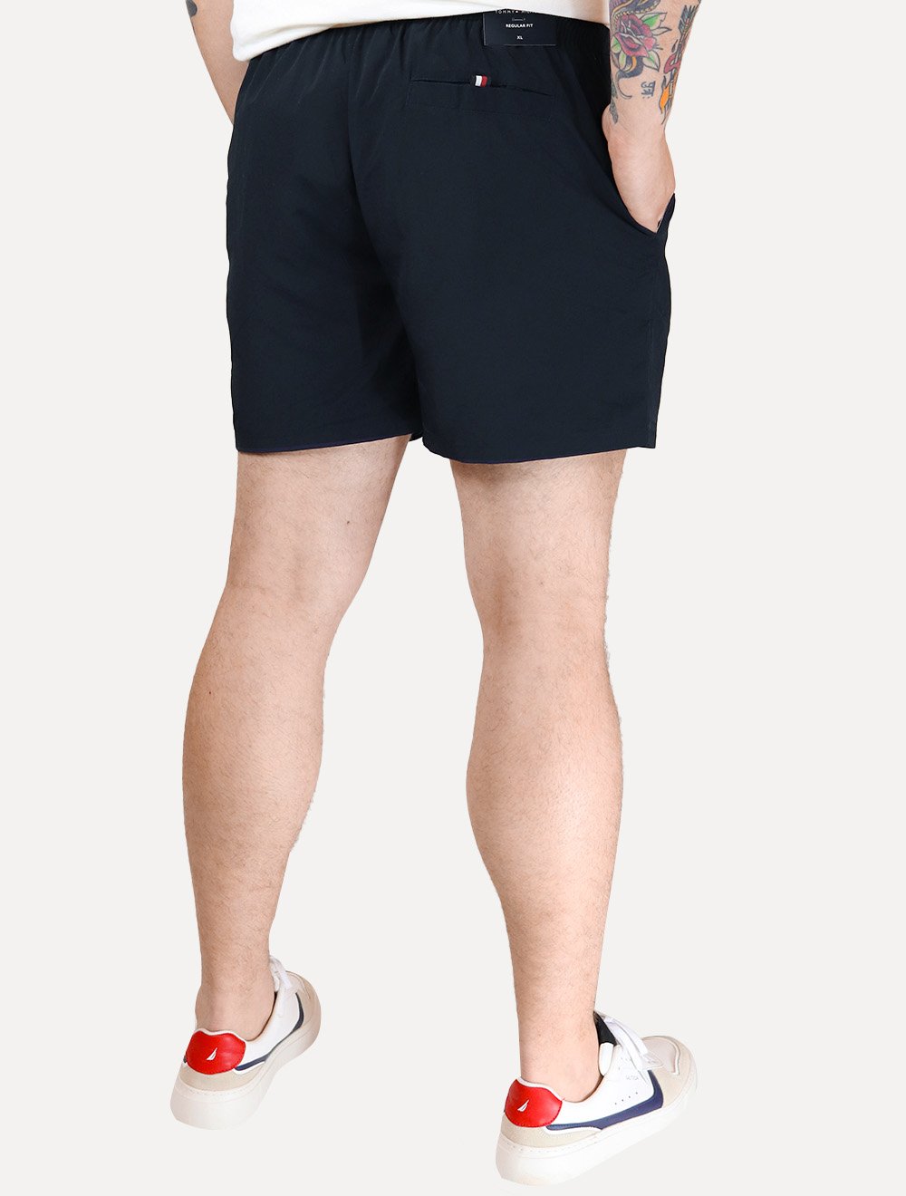 Short Tommy Hilfiger Medium Drawstring Colourblock Azul Marinho