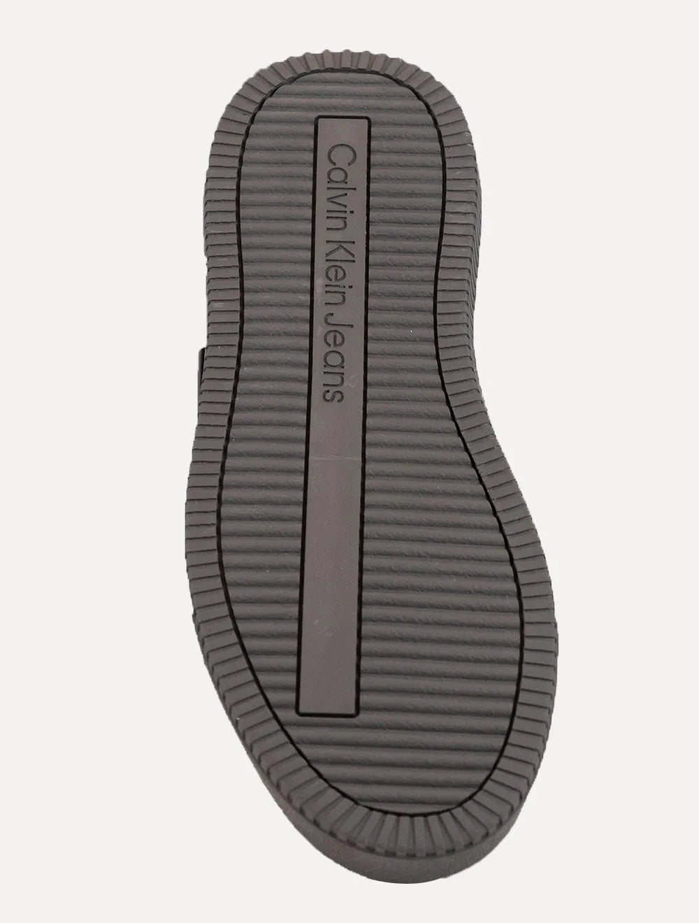 Tênis Calvin Klein Masculino Couro Chunky Unicolor Chumbo