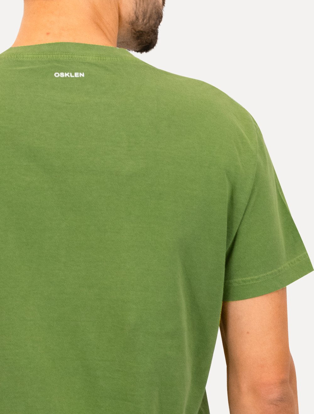 Camiseta Osklen Masculina Regular Stone Rio Postcard Verde