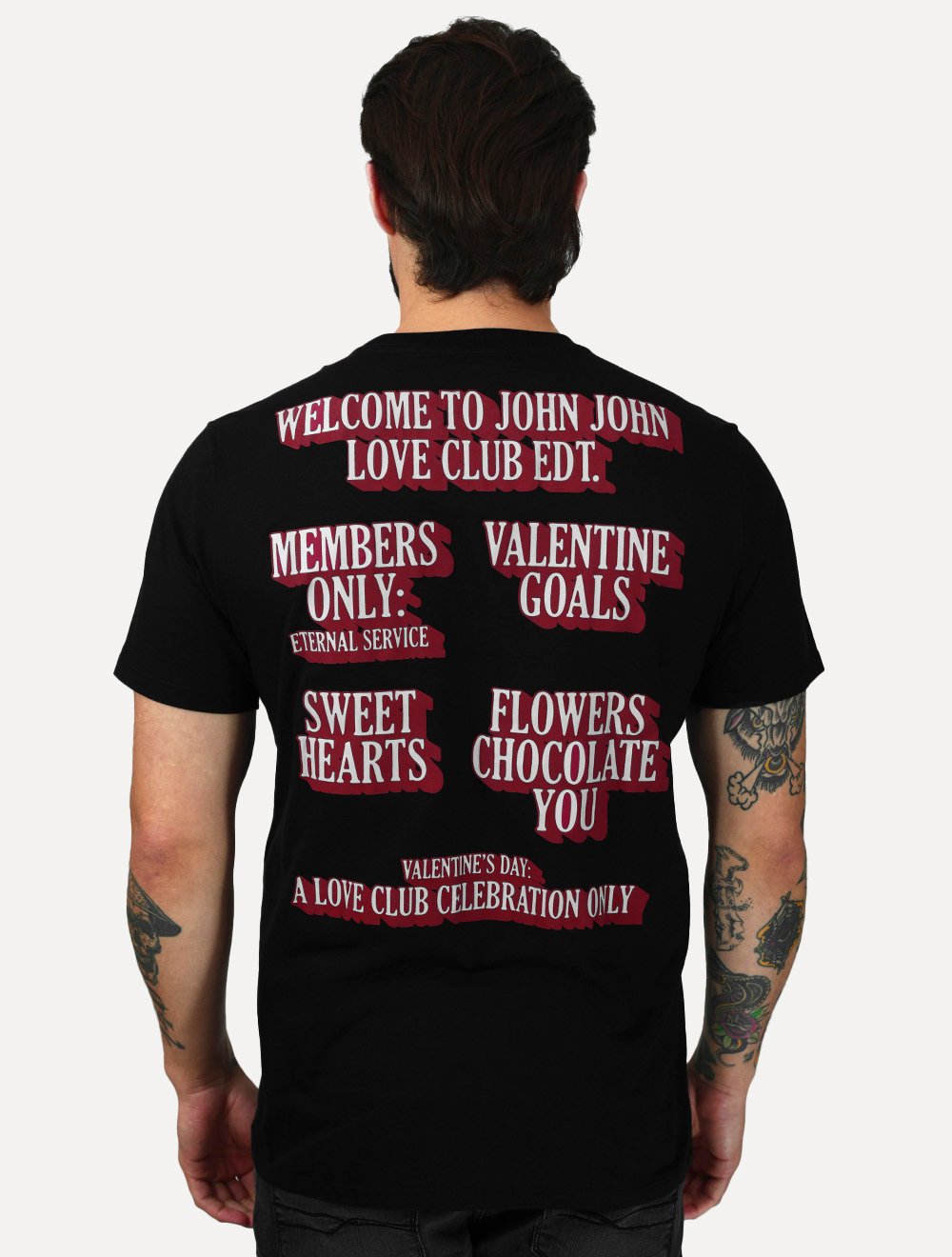 Camiseta John John Masculina Regular Fit Love Edt Preto
