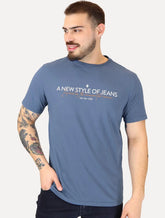 Camiseta Von der Volke Masculina Origineel New Style Azul